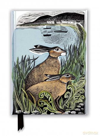 Angela Harding: Rathlin Hares (Foiled Journal) (Flame Tree Notebooks) - Flame Tree Studio [KALENDARZ]