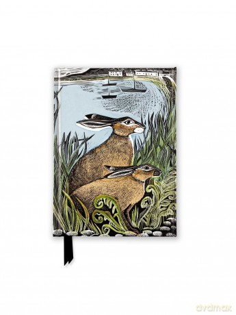 Angela Harding: Rathlin Hares (Foiled Pocket Journal) (Flame Tree Pocket Notebooks) - Flame Tree Studio [KSIĄŻKA]