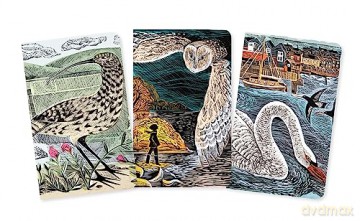 Angela Harding: Wildlife Set of 3 Mini Notebooks: Wildlife Set of Mini Notebooks (Mini Notebook Collections) - Flame Tree Studio [KALENDARZ]