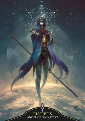 Angelarium Oracle: Oracle of the Emanations - 32 Full Colour Cards and Instructions: Oracle of Emanations - Peter Mohrbacher [KSIĄŻKA]