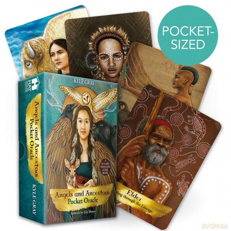 Angels and Ancestors Pocket Oracle: A 55-Card Deck and Guidebook - Kyle Gray [KSIĄŻKA]