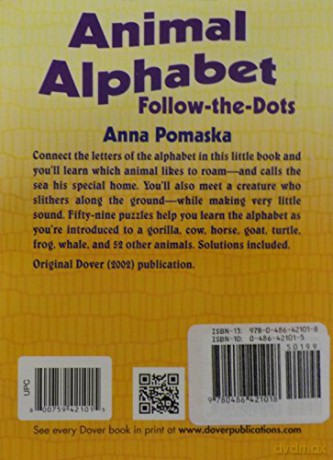 Animal Alphabets - Follow the Dots (Little Activity Books) - Anna Pomaska [KSIĄŻKA]