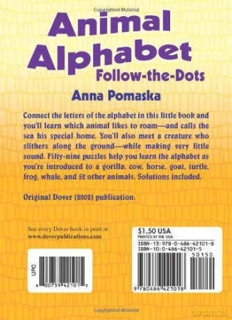 Animal Alphabets - Follow the Dots (Little Activity Books) - Anna Pomaska [KSIĄŻKA]