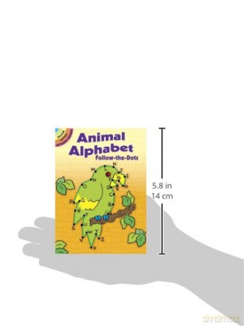 Animal Alphabets - Follow the Dots (Little Activity Books) - Anna Pomaska [KSIĄŻKA]