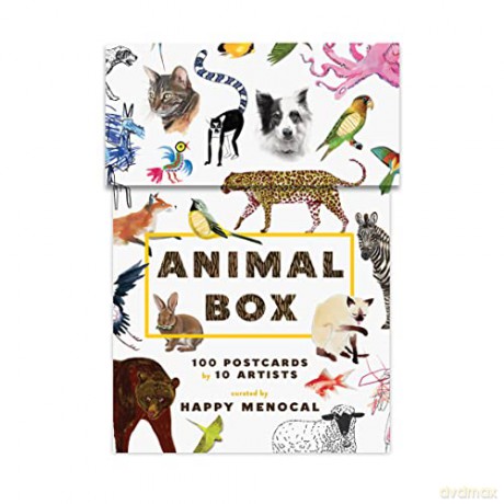 Animal Box Postcards: 100 Postcards by 10 Artists - Princeton Architectural Press [KALENDARZ]