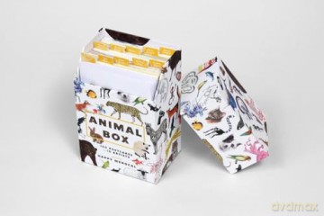 Animal Box Postcards: 100 Postcards by 10 Artists - Princeton Architectural Press [KALENDARZ]