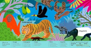 Animal Words for Little Zoologists: 100 Interesting Words (Little Word Whizz) - Will Millard [KSIĄŻKA]