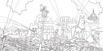 Animals in Wartime Colouring Book - Frances Castle [KSIĄŻKA]
