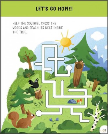 Animals: Awesome GAMES and FACTS for hours of engaging FUN! (Fun + Facts Activity Book) - Illustrated by Carolina Grosa [KSIĄŻKA]
