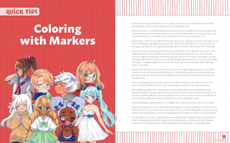 Anime Art Class Sketchbook: Includes Drawing Tips and Over 100 Blank Manga Style Panels - Yoai [KALENDARZ]