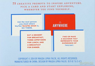 Anywhere: a Travel Guide: 75 Cards for Discovering the Unexpected, Wherever Your Journey Leads - Magda Lipka Falck [KSIĄŻKA]
