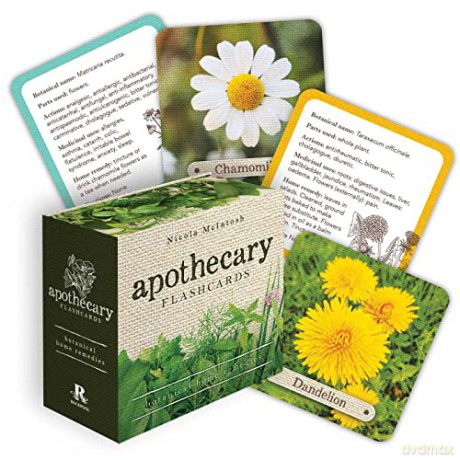 Apothecary Flashcards: A Reference Explaining Herbs and Their Medicinal Uses - Nicola McIntosh [KSIĄŻKA]