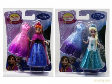 MATTEL Lalka Disney Princess Frozen Magiclip Księżniczka z Sukienką (Y9969) [ZABAWKA]