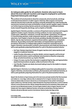 Applied Organic Chemistry: Reaction Mechanisms and Experimental Procedures in Medicinal Chemistry - Surya K. De [KSIĄŻKA]
