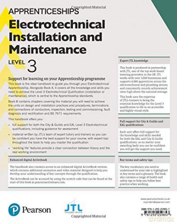 Apprenticeship Level 3 Electrotechnical (Installation and Maintainence) Learner Handbook B + Activebook (Apprenticeship Level 3 Electrical Installations) - JTL Training [KSIĄŻKA]