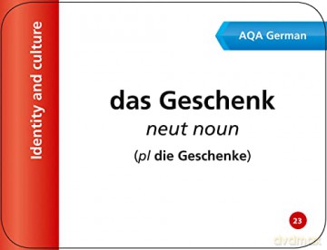 AQA GCSE 9-1 German Vocabulary Revision Cards: Ideal for the 2024 and 2025 exams (Collins GCSE Grade 9-1 Revision) - Collins Gcse [KSIĄŻKA]