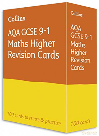 AQA GCSE 9-1 Maths Higher Revision Cards: Ideal for the 2024 and 2025 exams (Collins GCSE Grade 9-1 Revision) - Collins Gcse [KSIĄŻKA]