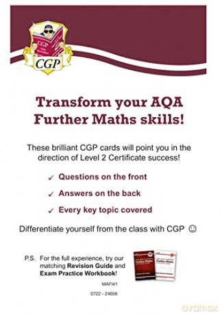 AQA Level 2 Certificate: Further Maths - Revision Question Cards (CGP Level 2 Further Maths) - CGP Books [KSIĄŻKA]