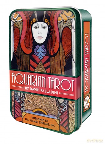 Aquarian Tarot in a Tin - David Palladini [KSIĄŻKA]
