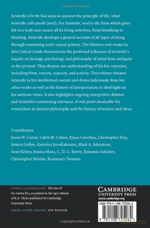 Aristotle's On the Soul: A Critical Guide (Cambridge Critical Guides) - Cohoe Caleb [KSIĄŻKA]