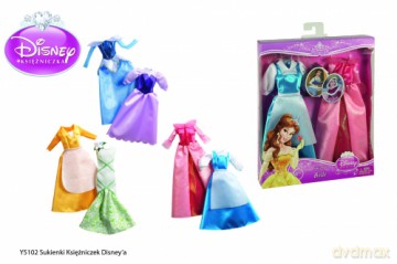 MATTEL Disney Princess Sukienki Księżniczek (Y5102) [ZABAWKA]