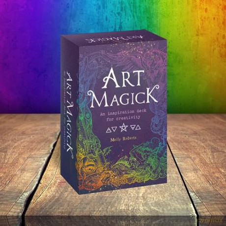 Art Magick Cards: An inspiration deck for creativity - Molly Roberts [KSIĄŻKA]