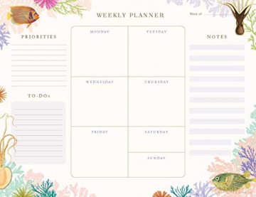 Art of Nature: Under the Sea Weekly Planner Notepad: (Undated Weekly Planner, Cute Stationery Gift, Gift for Girls) - Insight Editions [KSIĄŻKA]