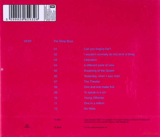 Pet Shop Boys: Very [CD]