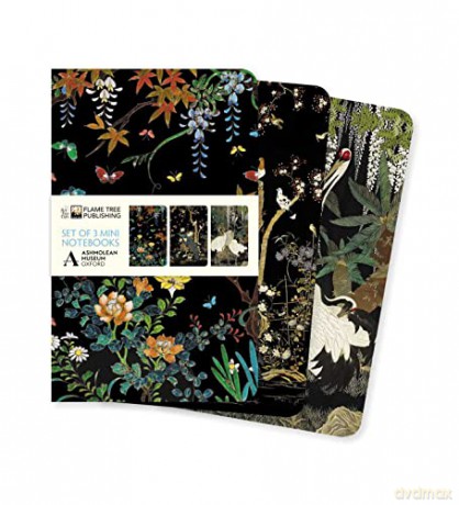 Ashmolean Museum Set of 3 Mini Notebooks (Mini Notebook Collections) - Flame Tree Studio [KALENDARZ]