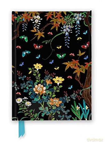 Ashmolean Museum: Cloisonné Casket with Flowers and Butterflies (Foiled Journal) (Flame Tree Notebooks) - Flame Tree Studio [KALENDARZ]
