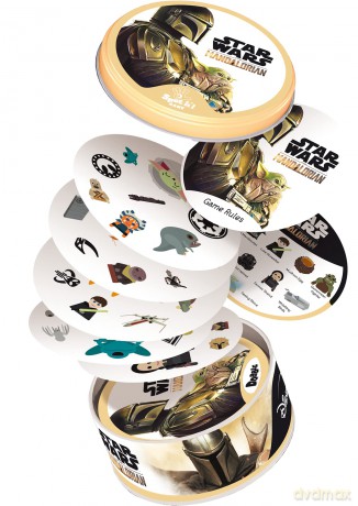 Asmodee | Dobble Star Wars Mandalorian | Card Game | Ages 6+ | 2-8 Players | 15 Minutes Playing Time [KSIĄŻKA]