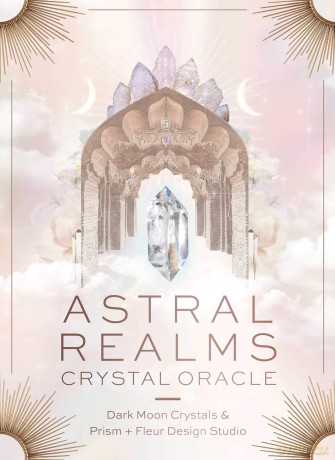 Astral Realms Crystal Oracle: A 33-Card Deck and Guidebook - Leah Shoman [KSIĄŻKA]