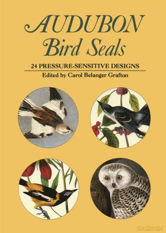 Audubon Bird Seals: 24 Pressure-Sensitive Designs (Dover Stickers) - Roderick Hunt [KSIĄŻKA]