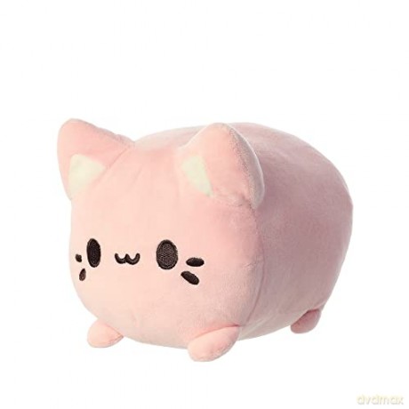 Aurora, 14273, Tasty Peach Strawberry Meowchi, 7In, Eco-friendly soft toy, Pink