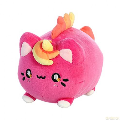 Aurora, 14288, Tasty Peach Berry Sunset Meowchi, 7In, Eco-friendly soft toy, Pink