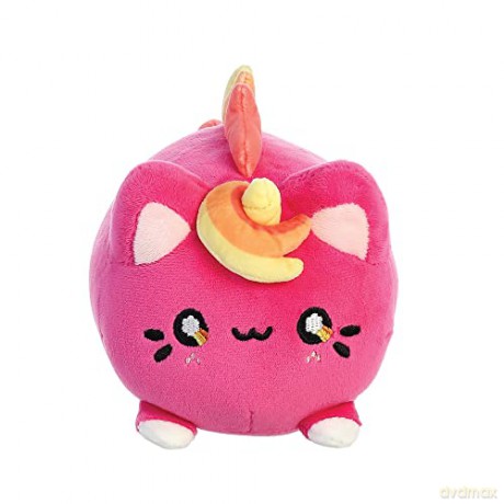 Aurora, 14288, Tasty Peach Berry Sunset Meowchi, 7In, Eco-friendly soft toy, Pink