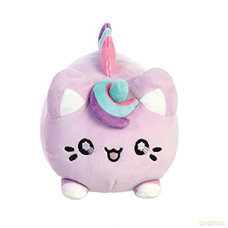 Aurora, 14289, Tasty Peach Lavender Dream Meowchi, 7In, Eco-friendly soft toy