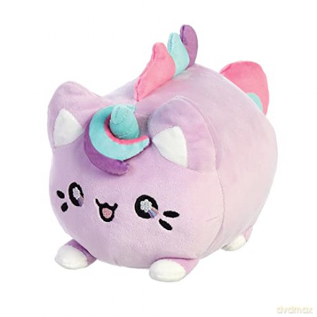 Aurora, 14289, Tasty Peach Lavender Dream Meowchi, 7In, Eco-friendly soft toy