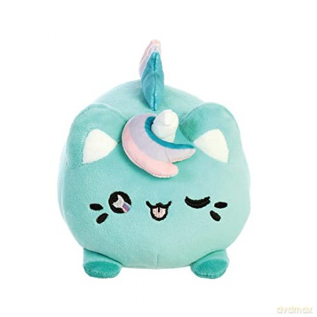 Aurora, 14290, Tasty Peach Moon Blossom Meowchi, 7In, Eco-friendly soft toy, Aqua