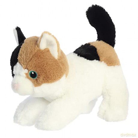 Aurora, 35049, Eco Nation Calico Cat, 8.5In, Recycled Soft Toy, Multi-Coloured