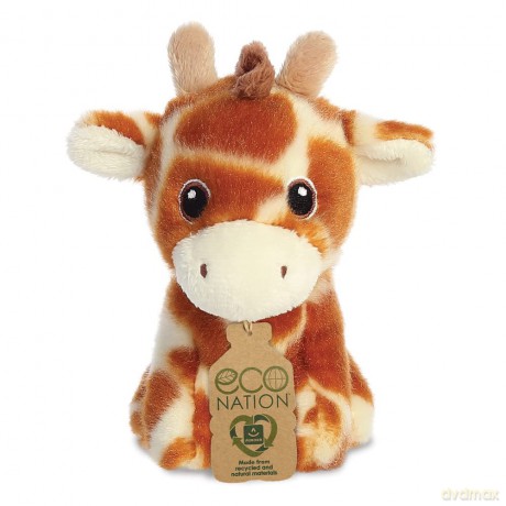 Aurora, 35068, Eco Nation Mini Giraffe, 5In, Soft Toy, Brown