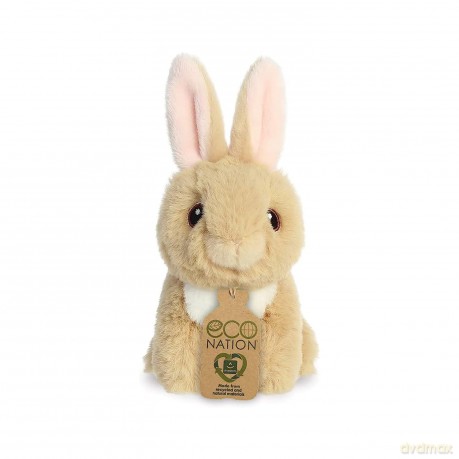 Aurora, 35074, Eco Nation Mini Tan Bunny, 5In, Soft Toy, Brown