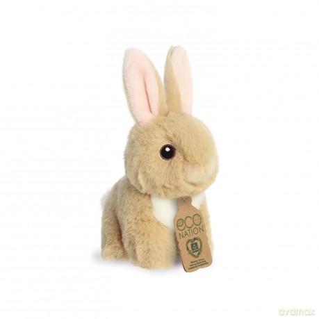 Aurora, 35074, Eco Nation Mini Tan Bunny, 5In, Soft Toy, Brown