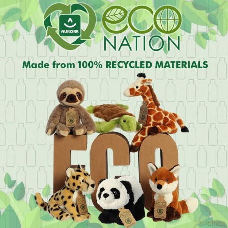 Aurora, 35074, Eco Nation Mini Tan Bunny, 5In, Soft Toy, Brown
