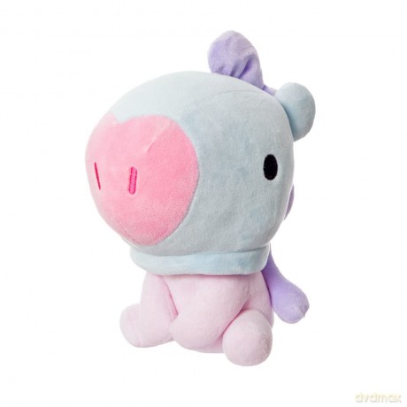 Aurora, 61478, BT21 Official Merchandise, Baby MANG Sitting Doll 8In, Soft Toy, Blue & Purple