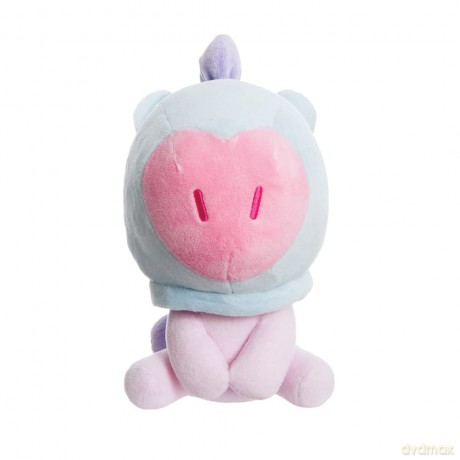 Aurora, 61478, BT21 Official Merchandise, Baby MANG Sitting Doll 8In, Soft Toy, Blue & Purple