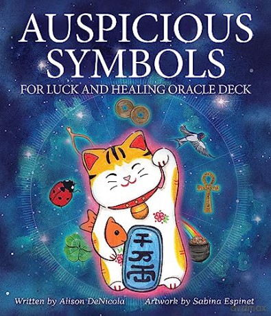 Auspicious Symbols for Luck and Healing Oracle Deck - Alison DeNicola [KSIĄŻKA]