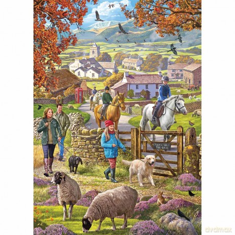 Autumn Walk 1000 Piece Jigsaw [PUZZLE]