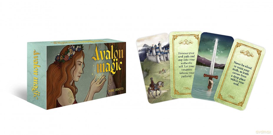 Avalon Magic: 40 rounded corner cards + 1 box with 1 magnet (Mini Inspiration Cards) - Rose Inserra [KSIĄŻKA]