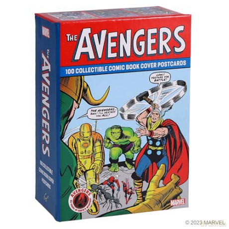 Avengers: 100 Collectible Comic Book Cover Postcards - Marvel Entertainment [KSIĄŻKA]